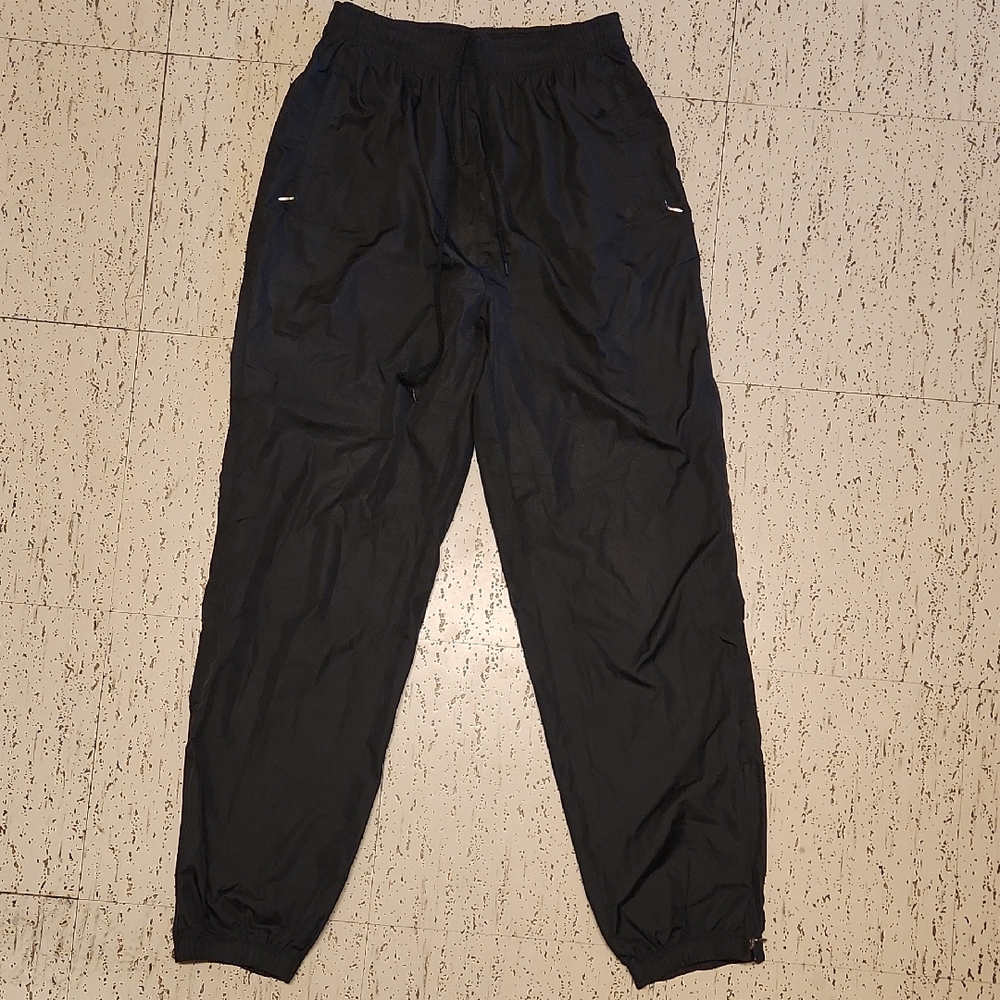 Adidas Black Windbreaker Jogger Track Pants Vintage 90's